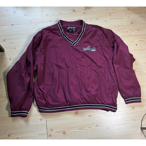 Captivating Apparel Texas A&M Aggies pullover Sweater Windbreaker Size XL - Picture 1 of 7